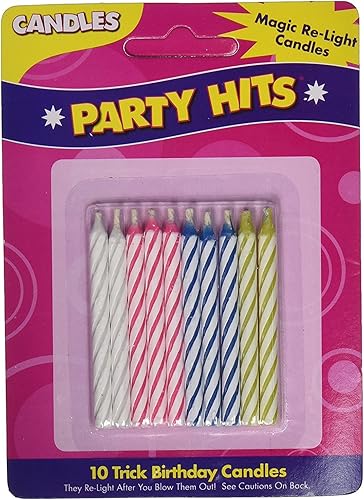 Velas mágicas de cumpleaños (el paquete puede variar)