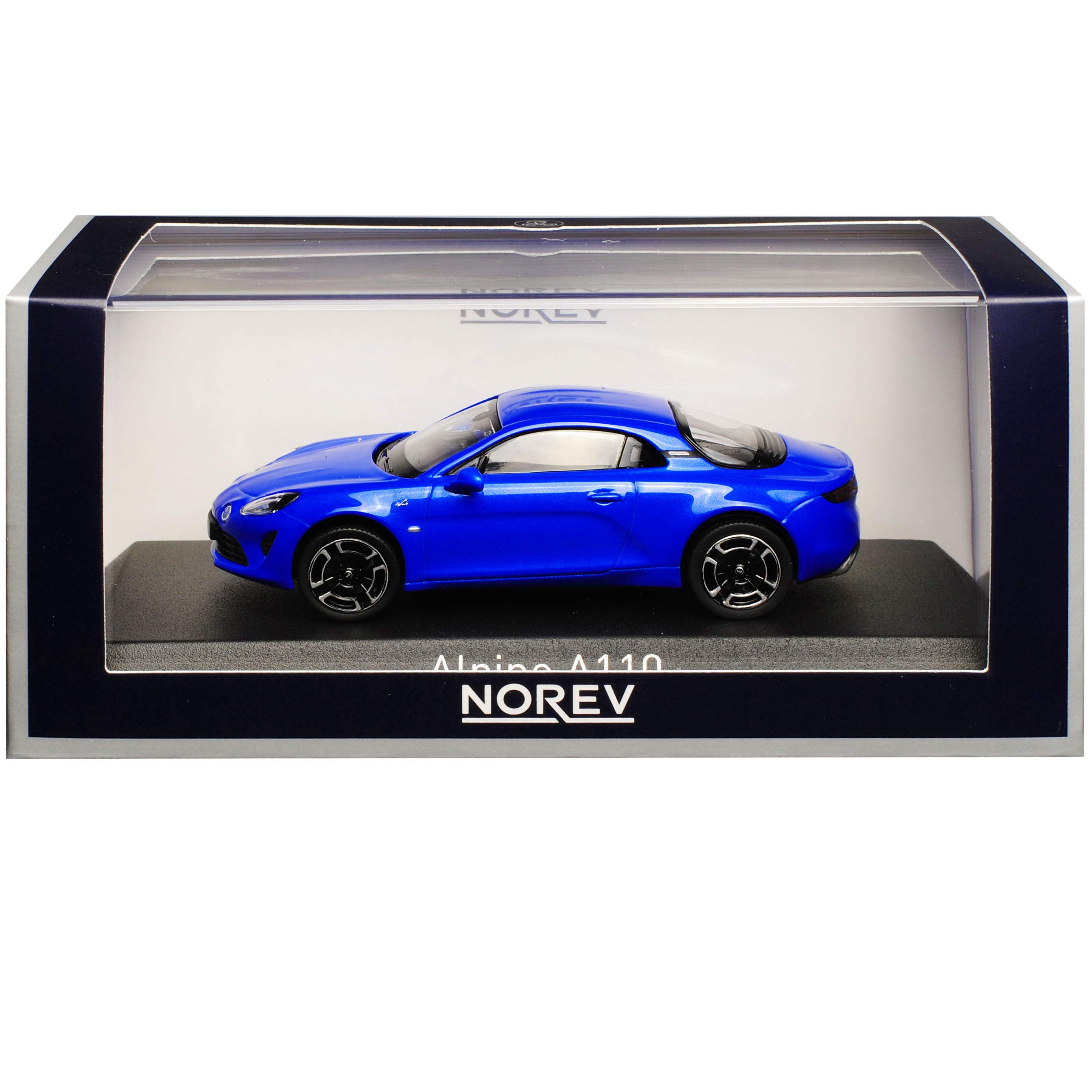 Miniature Alpine A110 R 1/43 Norev Bleu Alpin Mat