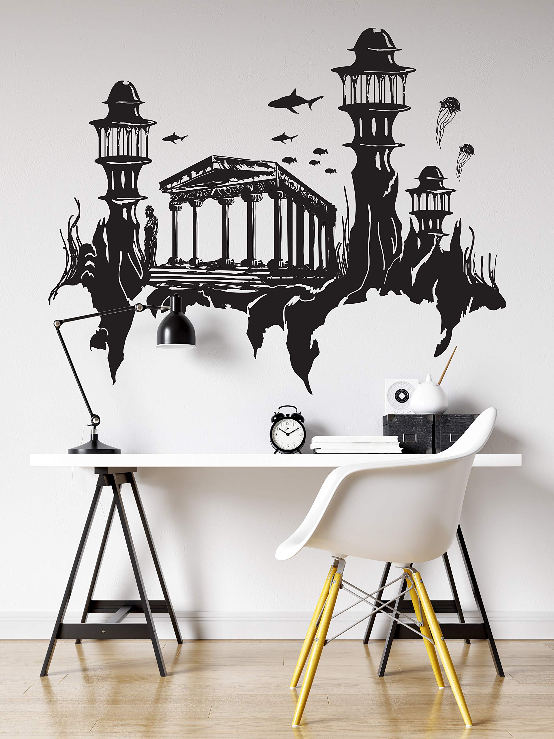 Amazon.com: Lost City of Atlantis Vinyl Wall Decal Sticker. Kid's