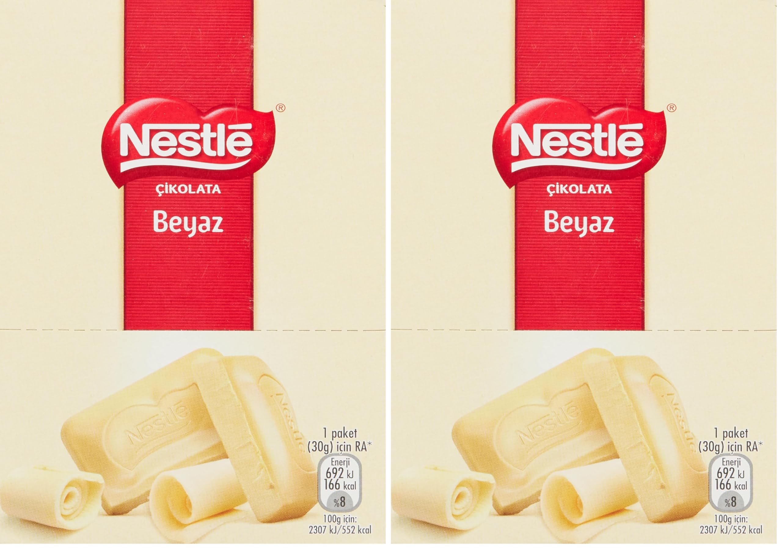 Nestlé Beyaz Çikolata, 30 g x 12 (2 paketi)