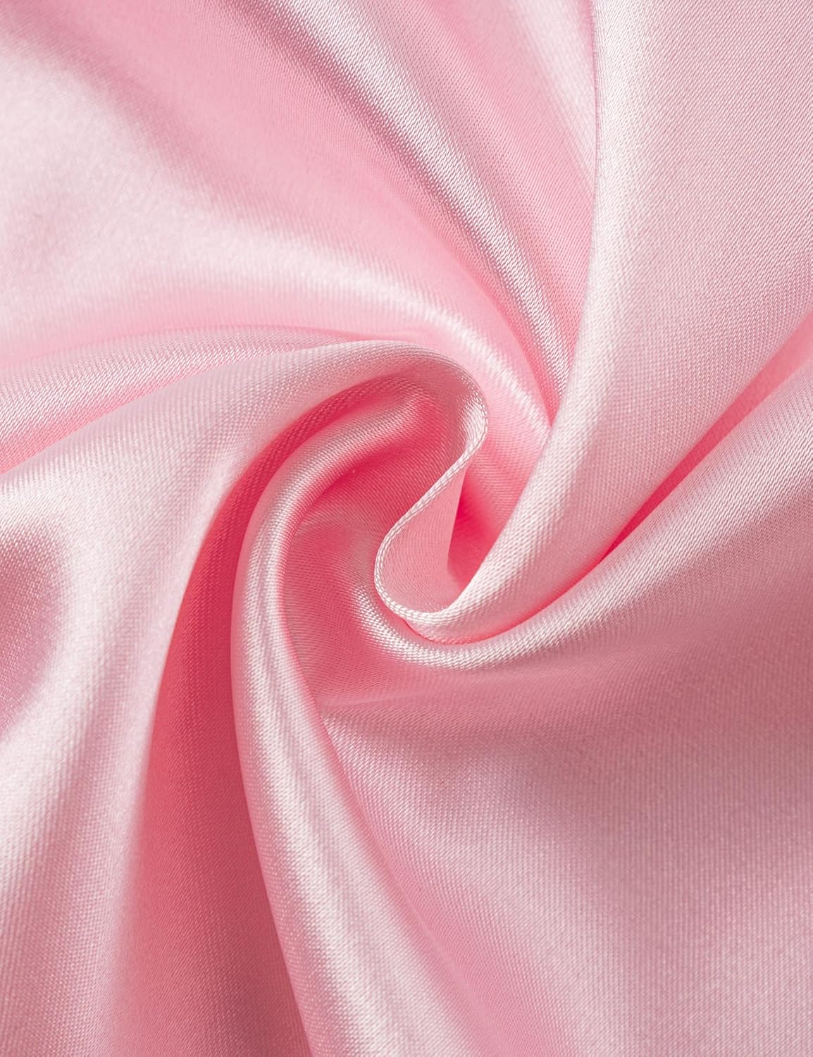 DIPUG Girls Pajamas Set Satin Short Sleeve Pjs with Ruffle Trim Soft Silky Sleepwear for Ages - Image 6