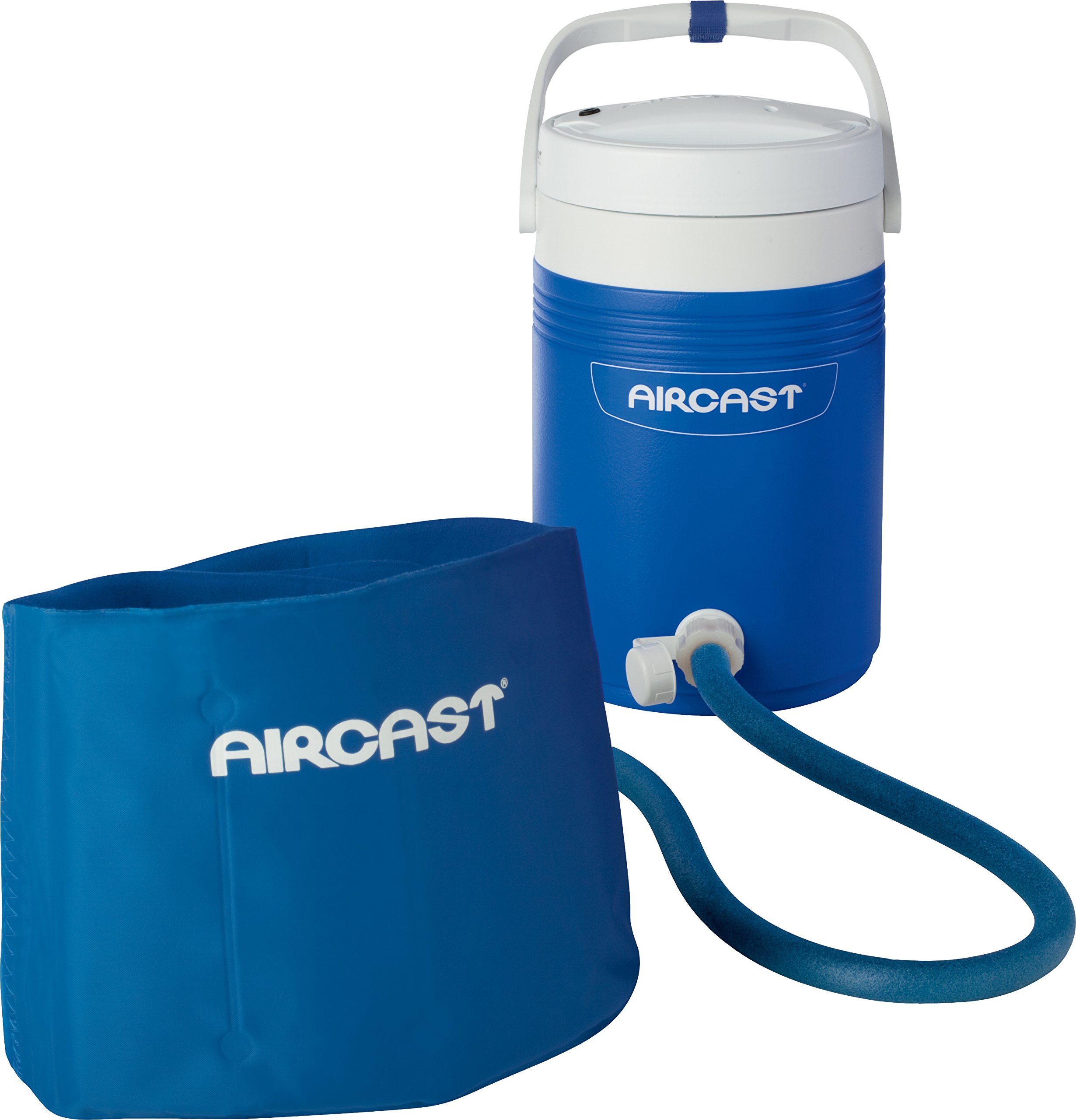 DonJoy Aircast Cryo/Cuff Cold Therapy: Back/Hip/Rib Cryo/Cuff with Non-Motorized (Gravity-Fed) Cooler, One Size Fits Most