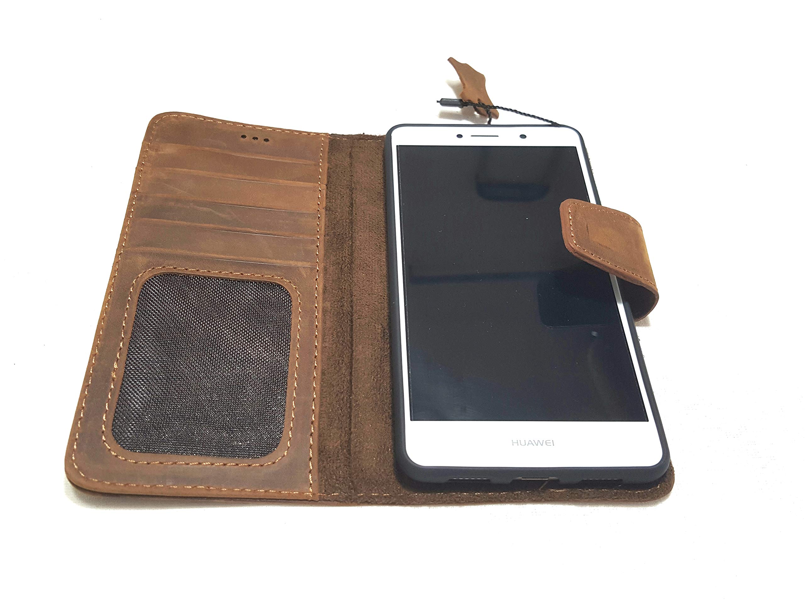 Wbazaar Leather Phone case Compatible with Huawei GR5 2017