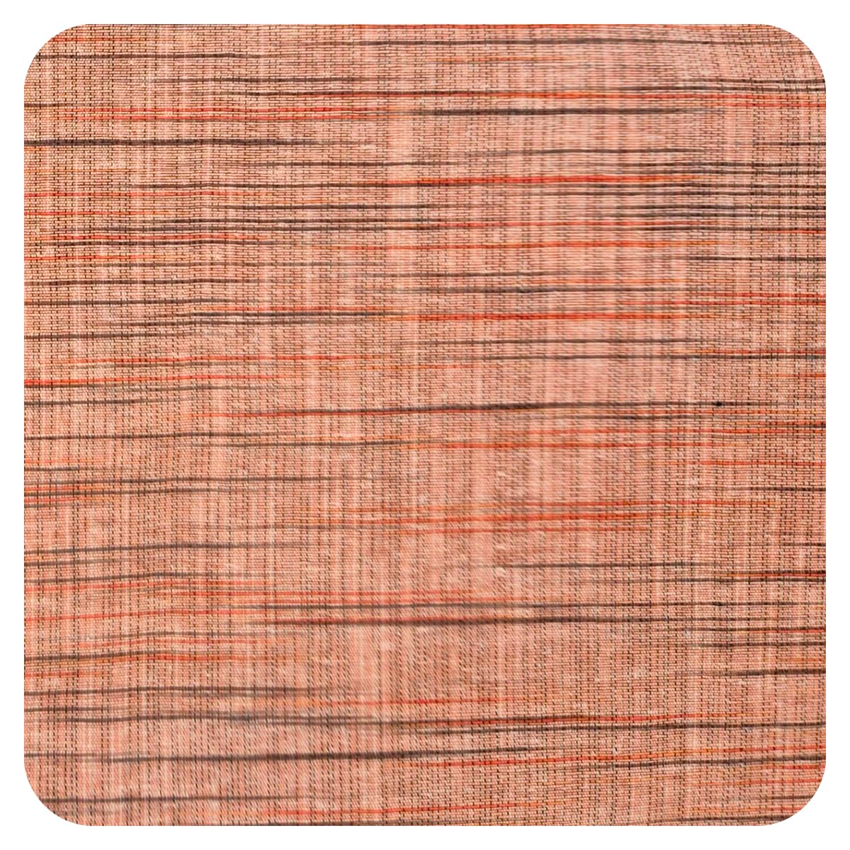 Arogmira Unstitched Pure Handloom Cotton Fabric for Men’s Kurta, Shirt & Women’s Kurti/Suit – 44 Inch Self-Pattern Desi Material – Traditional Weave (Rust Pink, 2.5 mtrs)-image-1