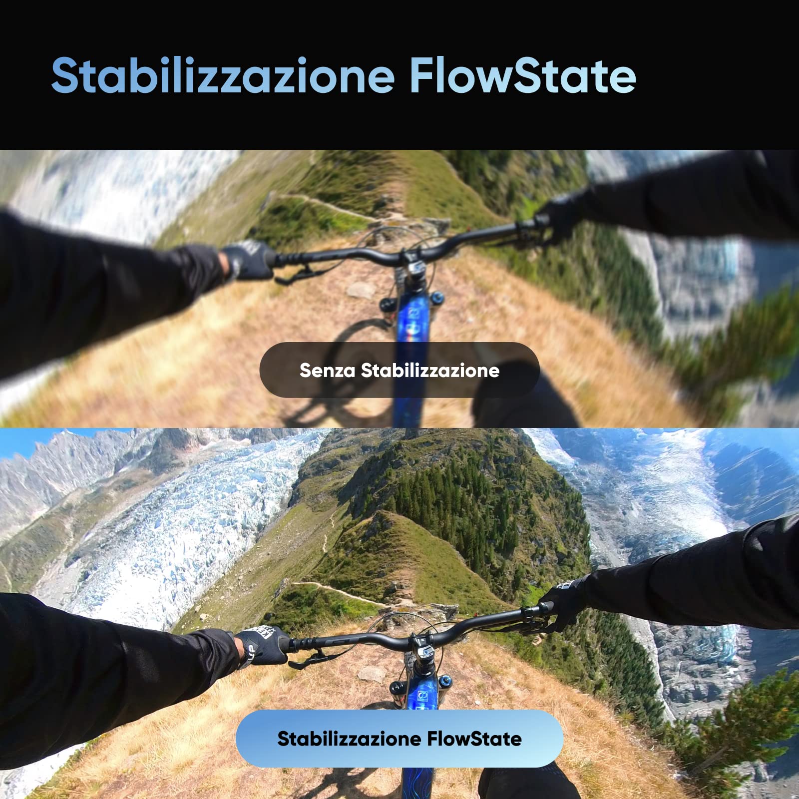 Insta360 X3, Action cam 360 con video HDR Active 360 5.7K, obiettivo singolo 4K, impermeabile, stabilizzazione FlowState, touchscreen da 2,29", editing con IA, per moto, sport invernali e video blog