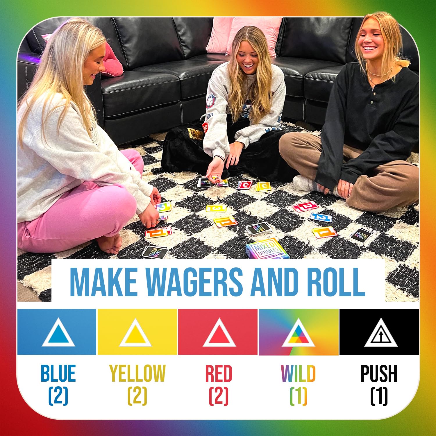 Ok2Win Mixed Doubles Dice and Card Game - Fun and Strategic Gameplay for Ages 6+ - Image 3