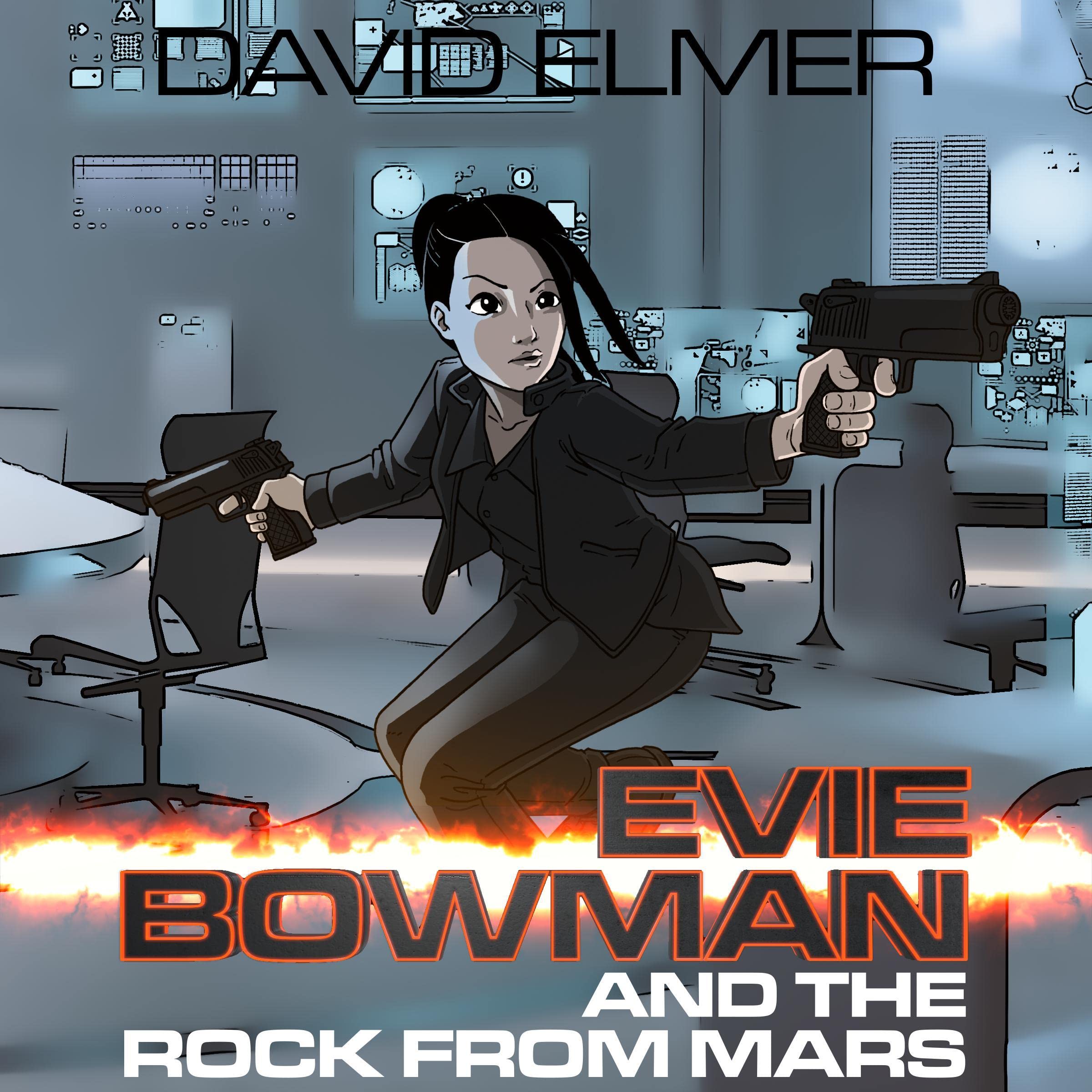 Cover art for Evie Bowman and the Rock from Mars