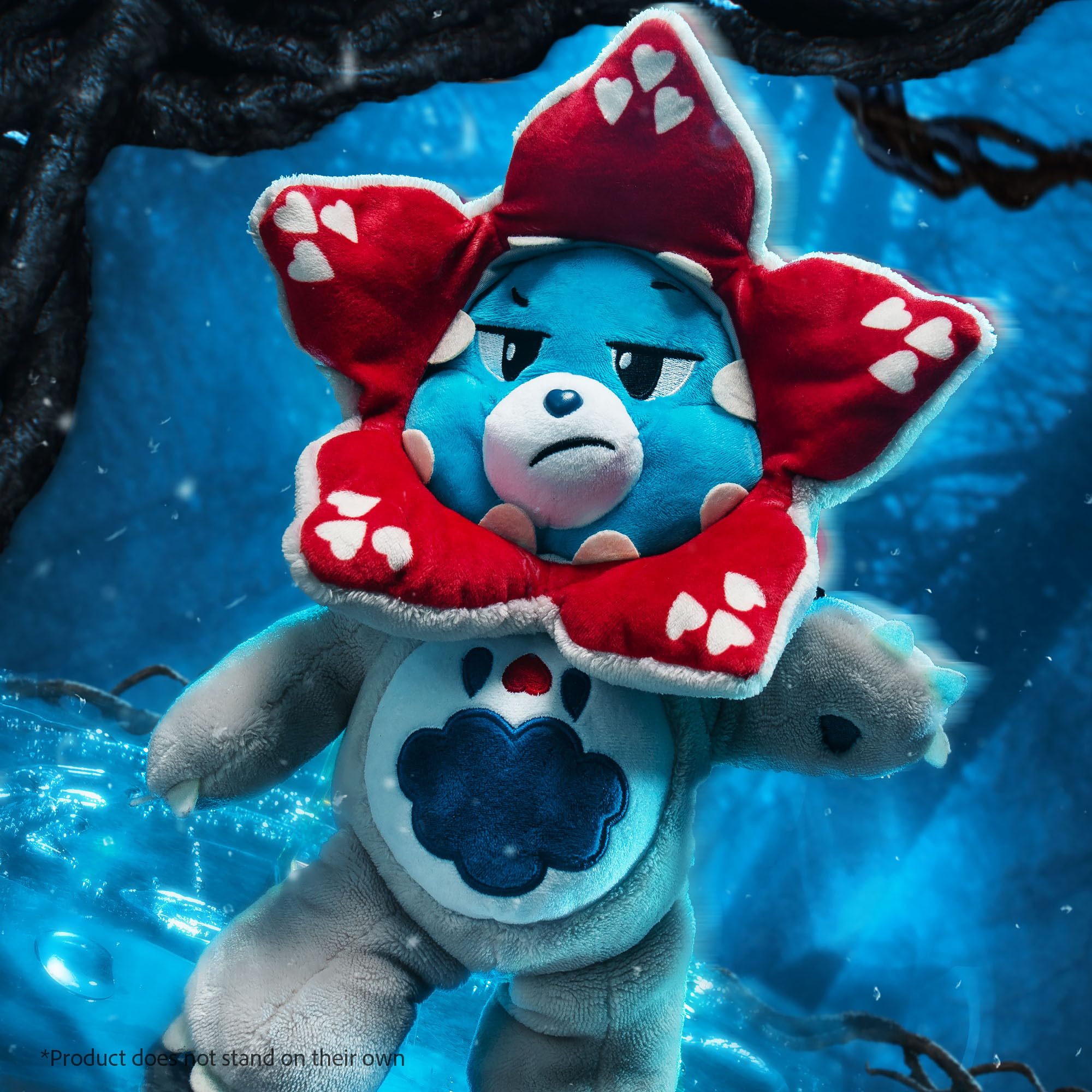 Basic Fun Care Bears x Stranger Things 2-Pack Boxset 30cm – Cheer Bear als Eleven & Grumpy Bear als Demogorgon – Limited Edition Geschenkset für Fans