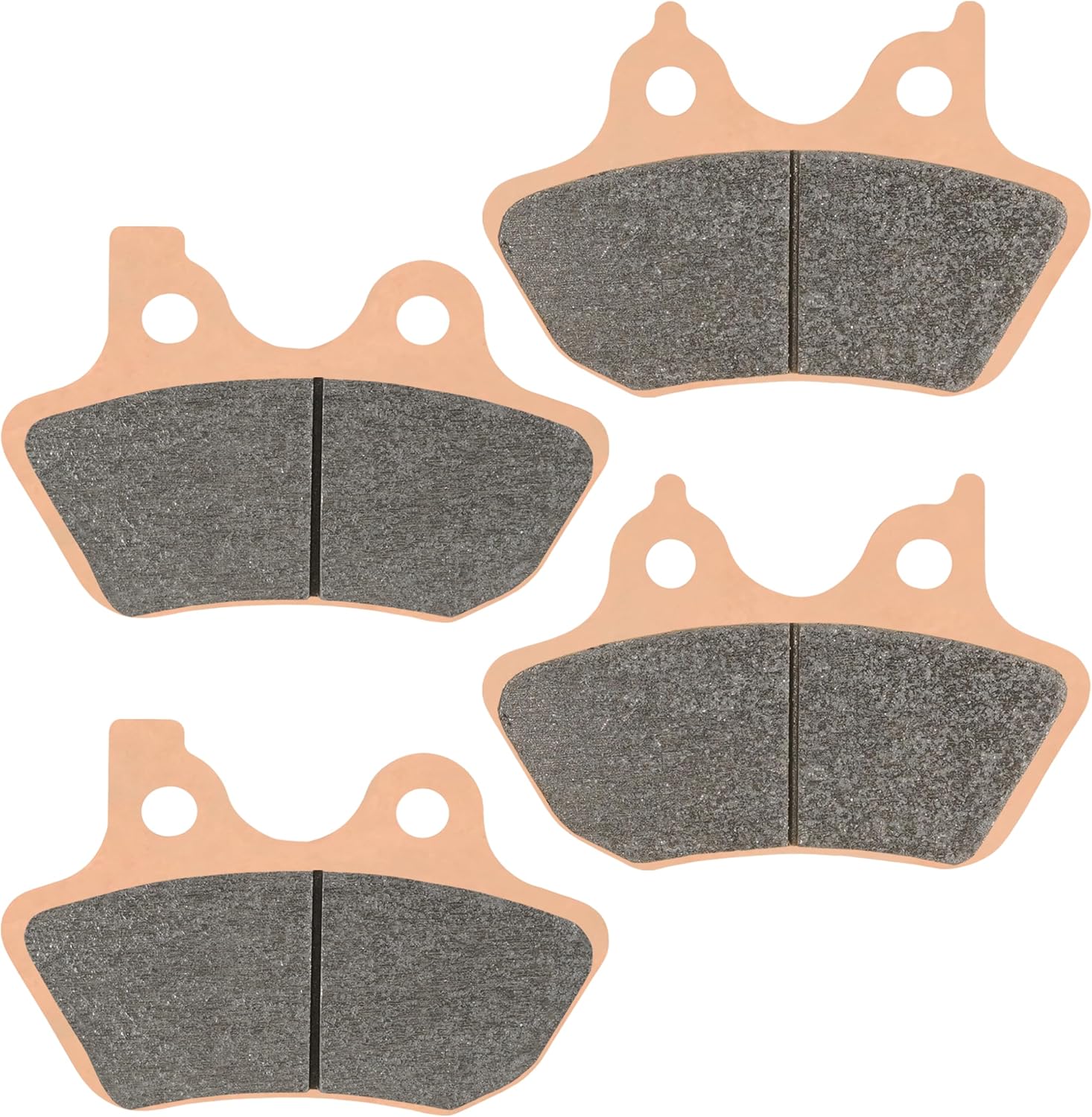 Caltric Front Brake Pads Compatible with Harley Davidson Fxst Fxsti Fxstdi Fxstd Softail Standard 2000-2007