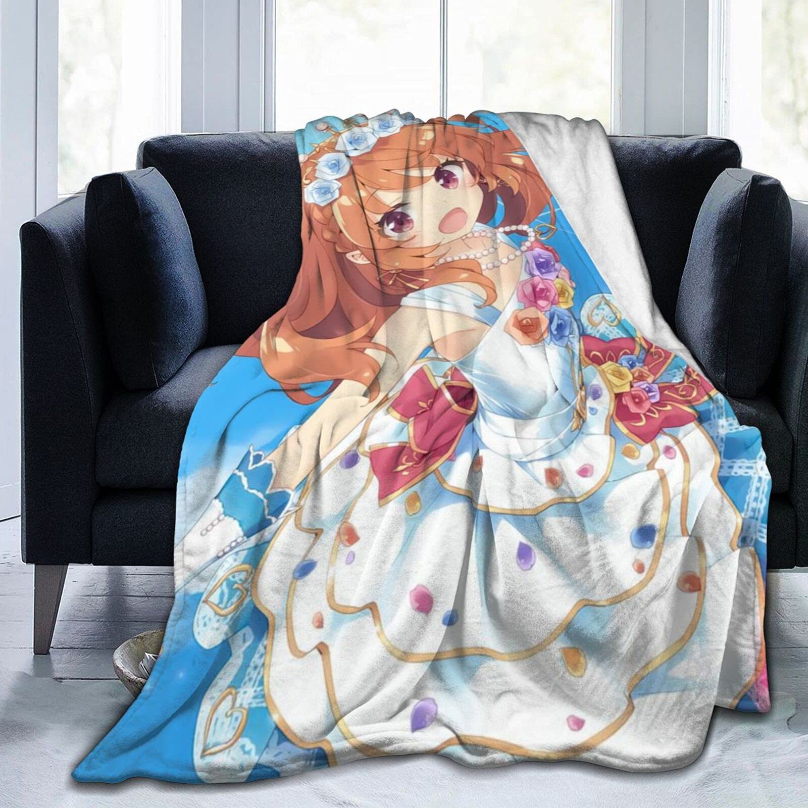 Aikatsu! Planet Ultra-Soft Micro Fleece Blanket Soft and Warm Blankets for Bed Sofa Camping Cold Cin
