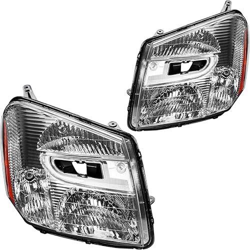 Miniatura 8 de Conjunto de faros delanteros, faros delanteros compatibles con Equinox 2005-2009 para el lado del conductor y del pasajero GM2503254 GM2502254