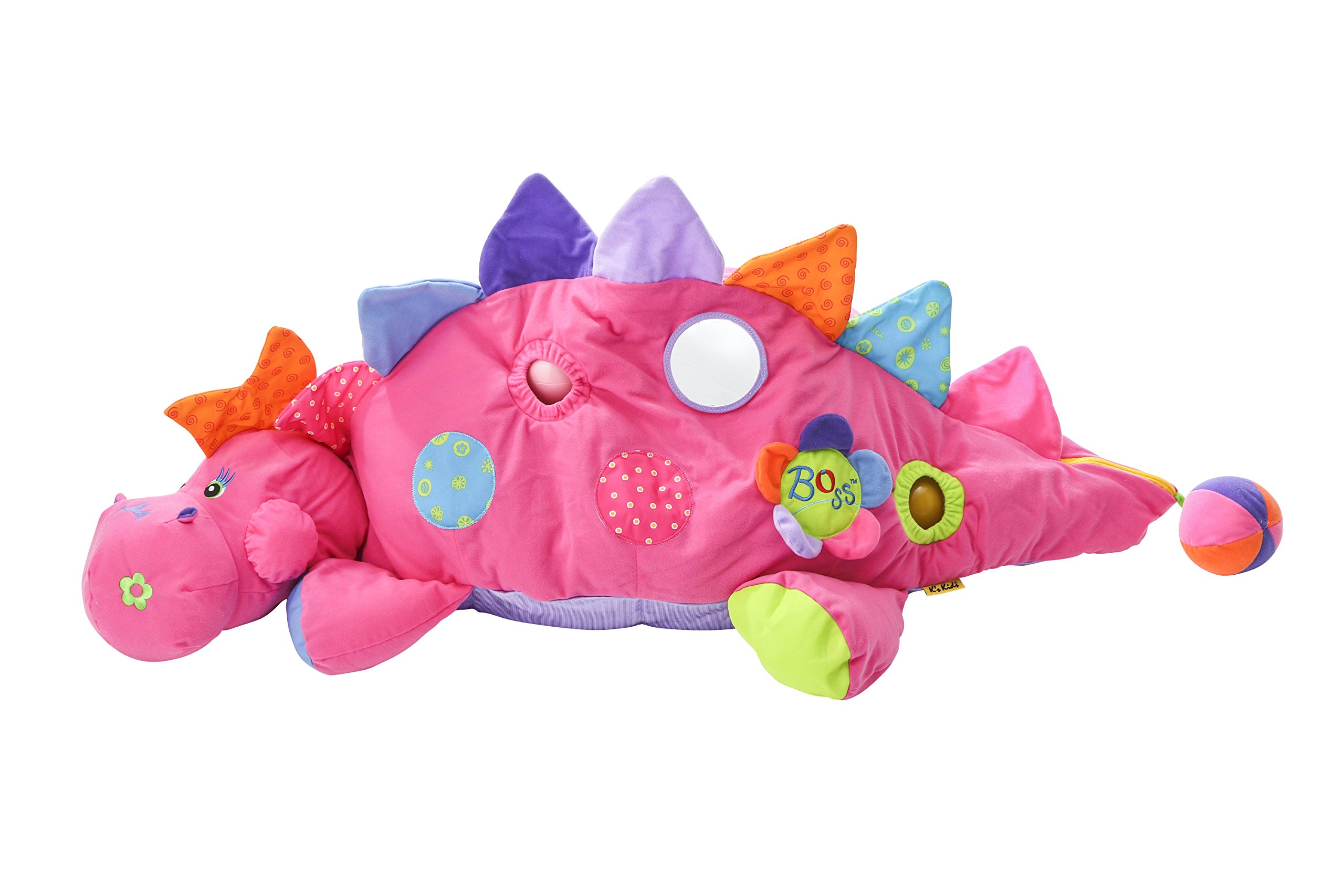 K's Kids Pink I Am Lady Boss Dinosaur & Balls Baby Toy : Amazon.in