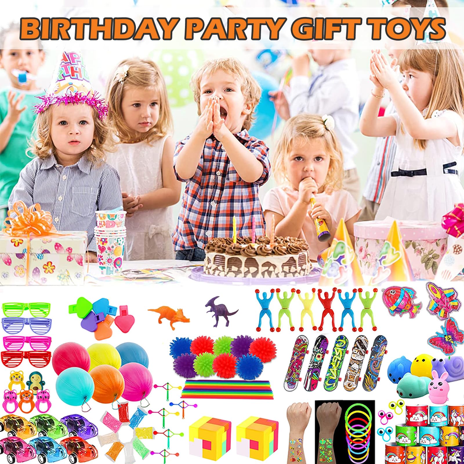 112 Pcs Party Favors for Kids 6-8 8-12, Birthday Gifts Toys
