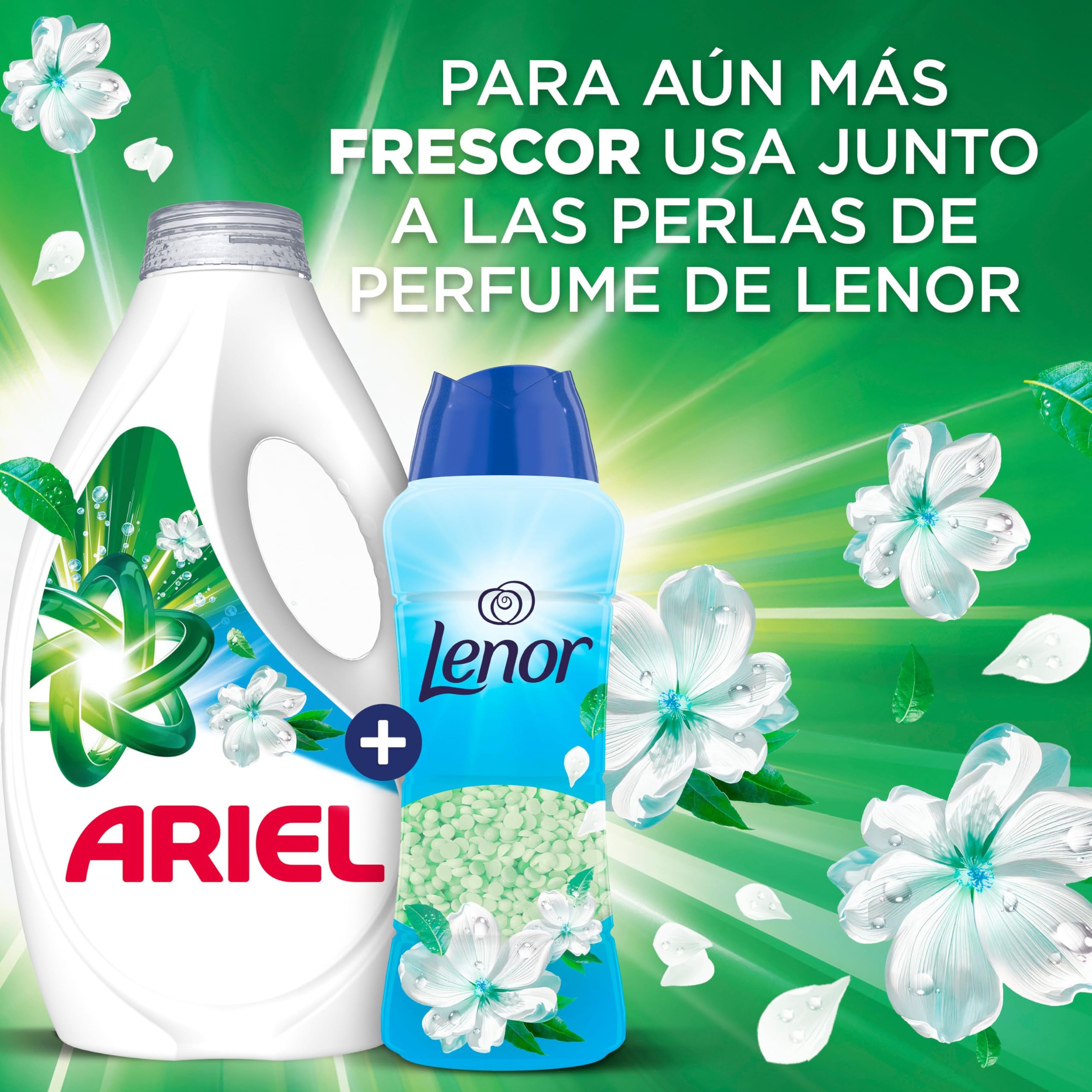 Ariel Detergente Líquido, 25 Lavados, Brisa Limpia