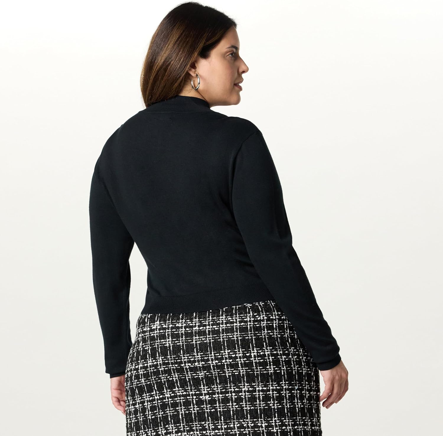 The Drop Womens Maura Long Sleeve Mock Neck Sweater - Image 6