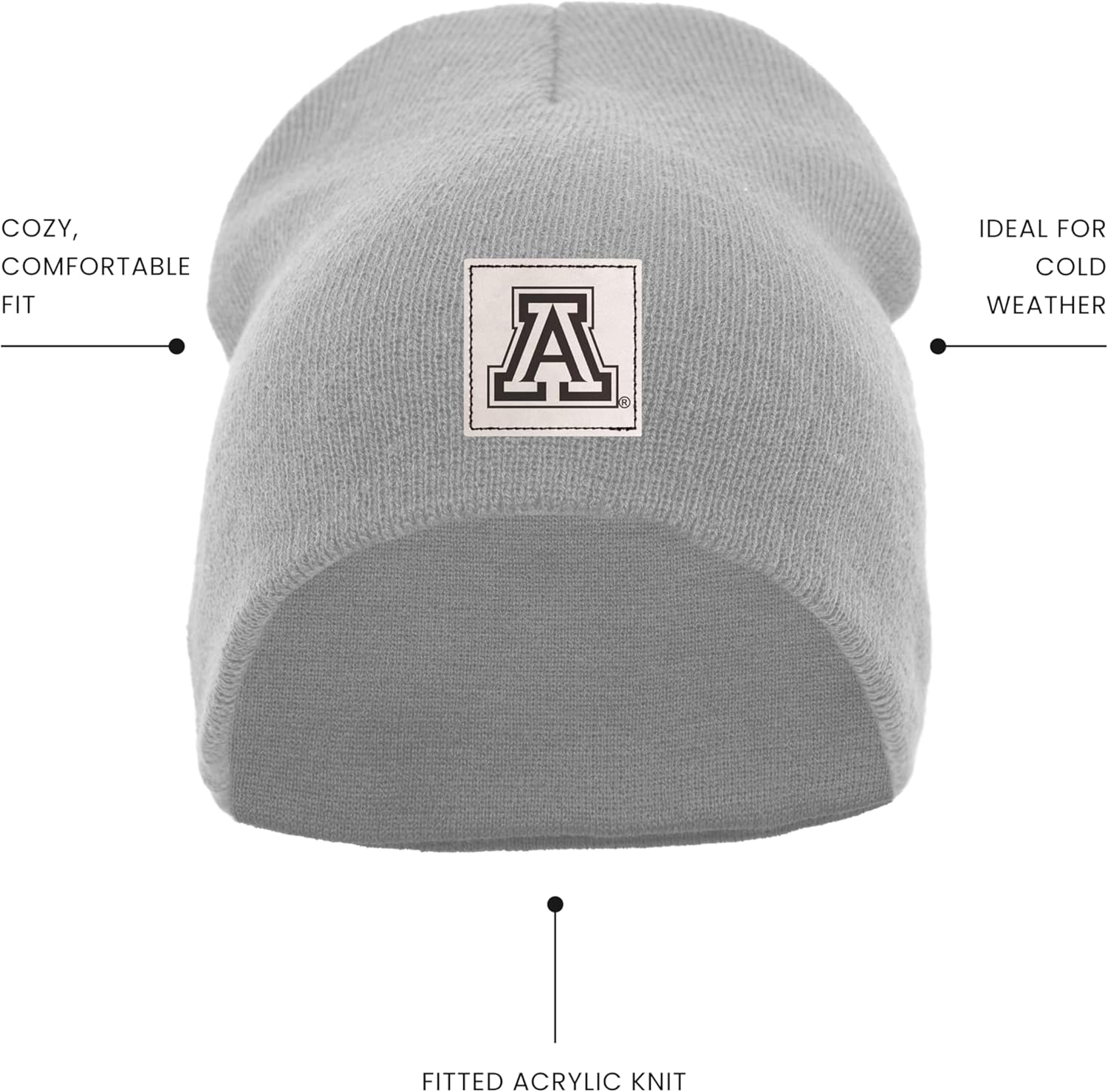 Pacific Headwear NCAA Collegiate Basic Knit Beanie - Image 3