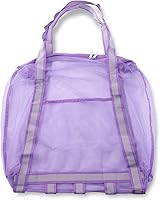 Vista 2 de LEAFOREST Bolsa de playa grande con cremallera, bolsa de malla ligera para juguetes de arena de piscina