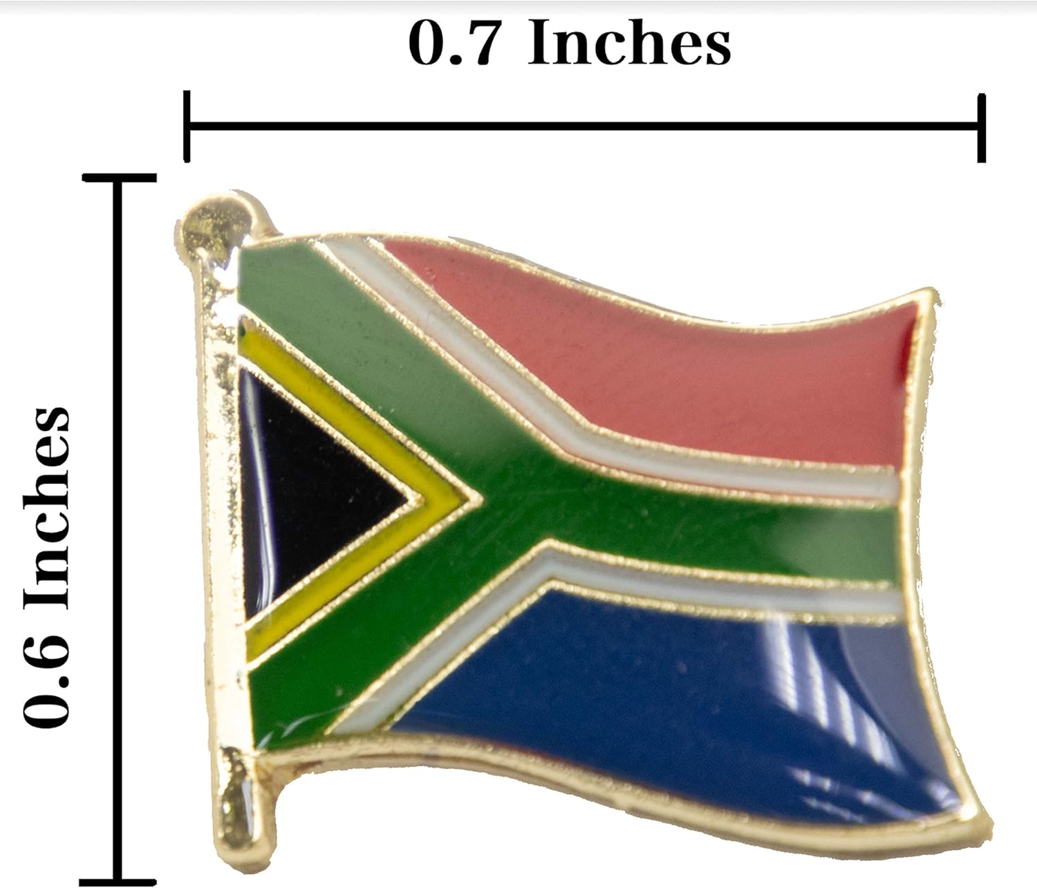 A-ONE 3 PCS Pack- South Africa Shield Patch+South Africa Flag Emblem and Pin, Revolutionary Patch, Racial Equality Embroidery, Sew on Iron on Backpacks Shirts Clothes NO.408B