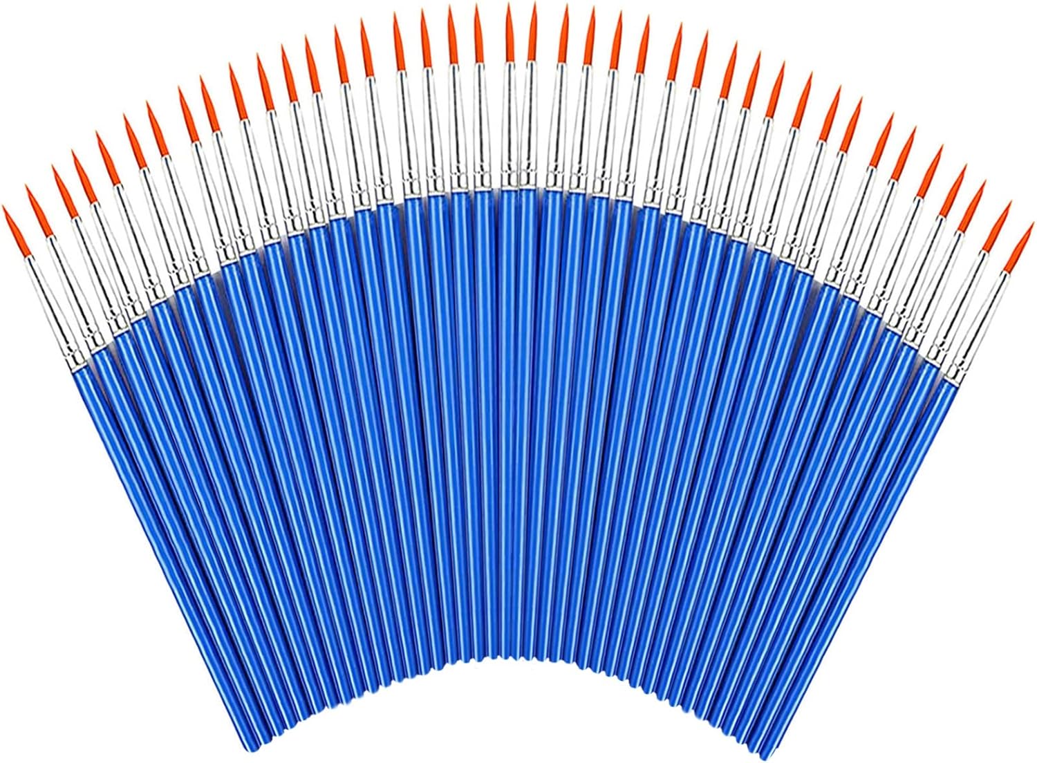 JINDUODUO 40 Pcs Small Paint Brushes for Kids, Round Bulk