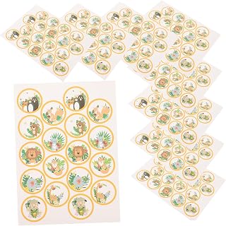 TEHAUX 10 Pçs Adesivos Temáticos Havaianos Decorações De Casamento Para Cerimônia Adesivos De Carta Decorações De Casa De Luz Para Embalagens Domésticas Adesivos De Carta Acessório