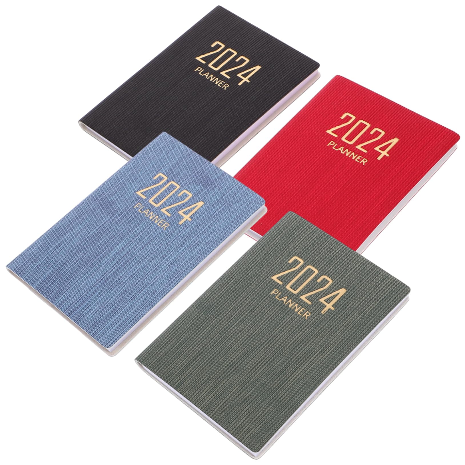 4sets Design Notebook Per Studenti Blocco Note Di Scrittura Agenda Giornaliera Caratteristiche Quaderno Tascabile Per Studenti Insegnanti 4 Pezzi * 4