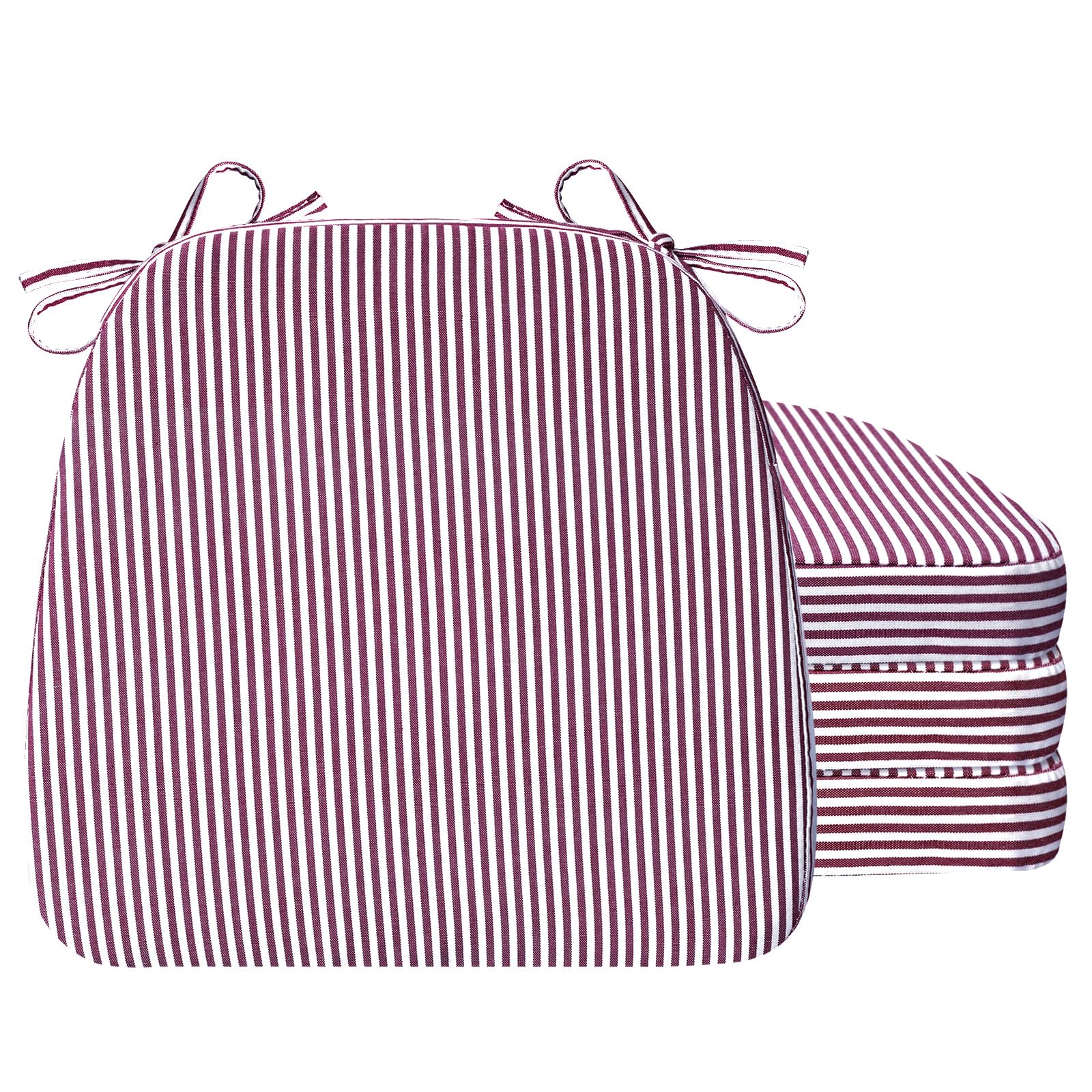 AAAAAcessories Chair Cushions for Dining Chairs, 17 x 16 x 2 in, Set of 4