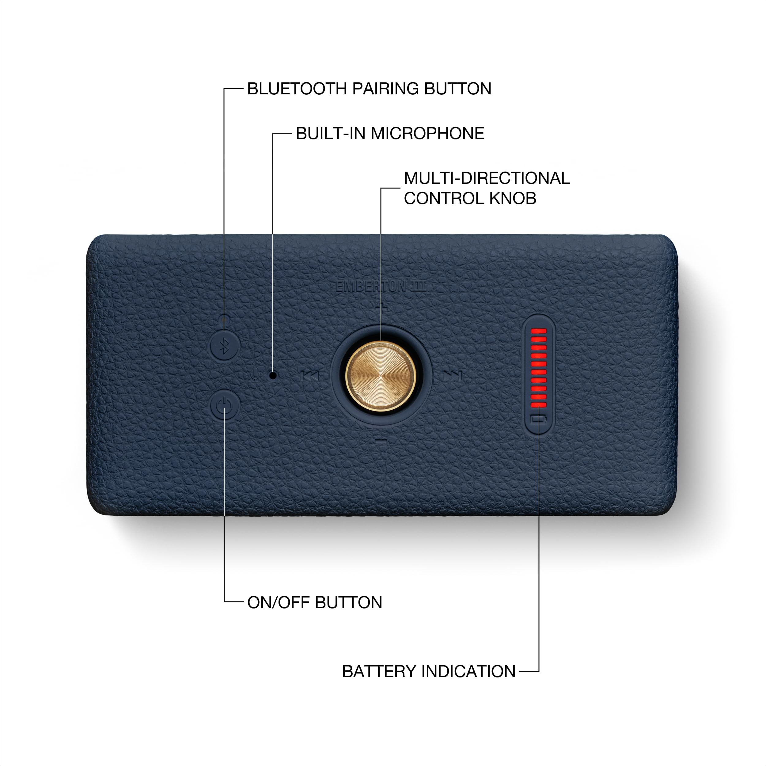 Amazon.co.jp: Marshall ワイヤレスポータブル防水スピーカー Emberton