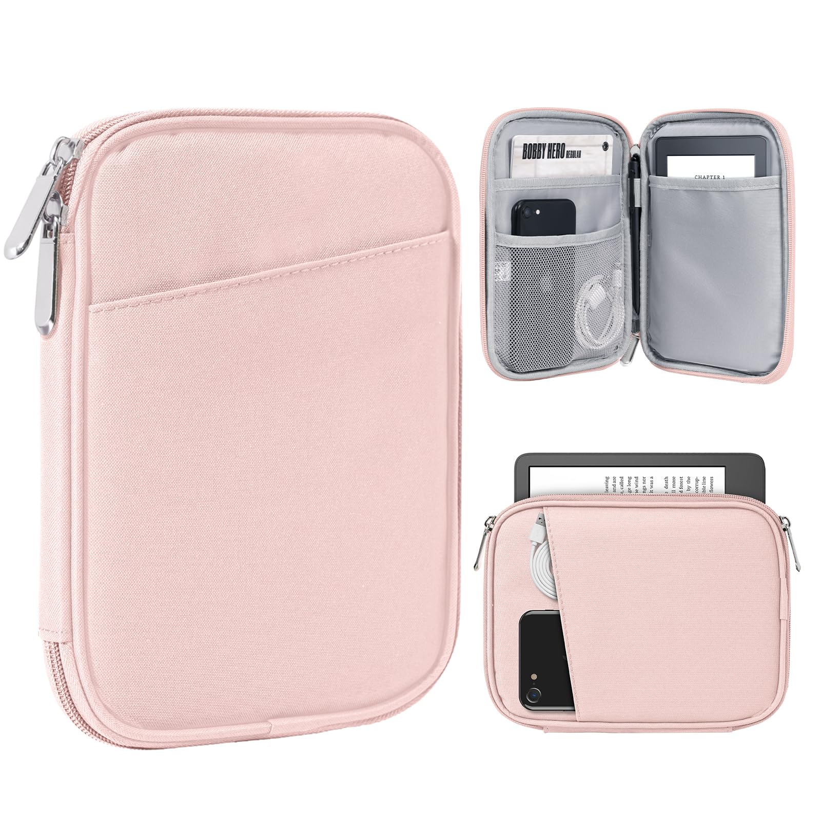 Custodia Per Kindle 6-7 Pollici TiMOVO - Doppia Tasca, Blu Pavone, Per Paperwhite E Oasis - Foto 13