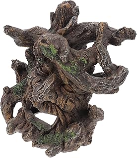 Enfeites De Resina Paisagem Terrário Pequeno Buraco Tora Tronco Esconderijo Toco Camarão Oco Caverna Esconderijo Tanque Subaquática Artesanato Ar Lagartos Adorno Homem Betta