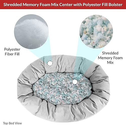 Miniatura 4 de Majestic Pet Villa - Cama para perros de espuma viscoelástica triturada de 52 pulgadas para perros de tamaño XL, 52 x 35 x 11 pulgadas, cama