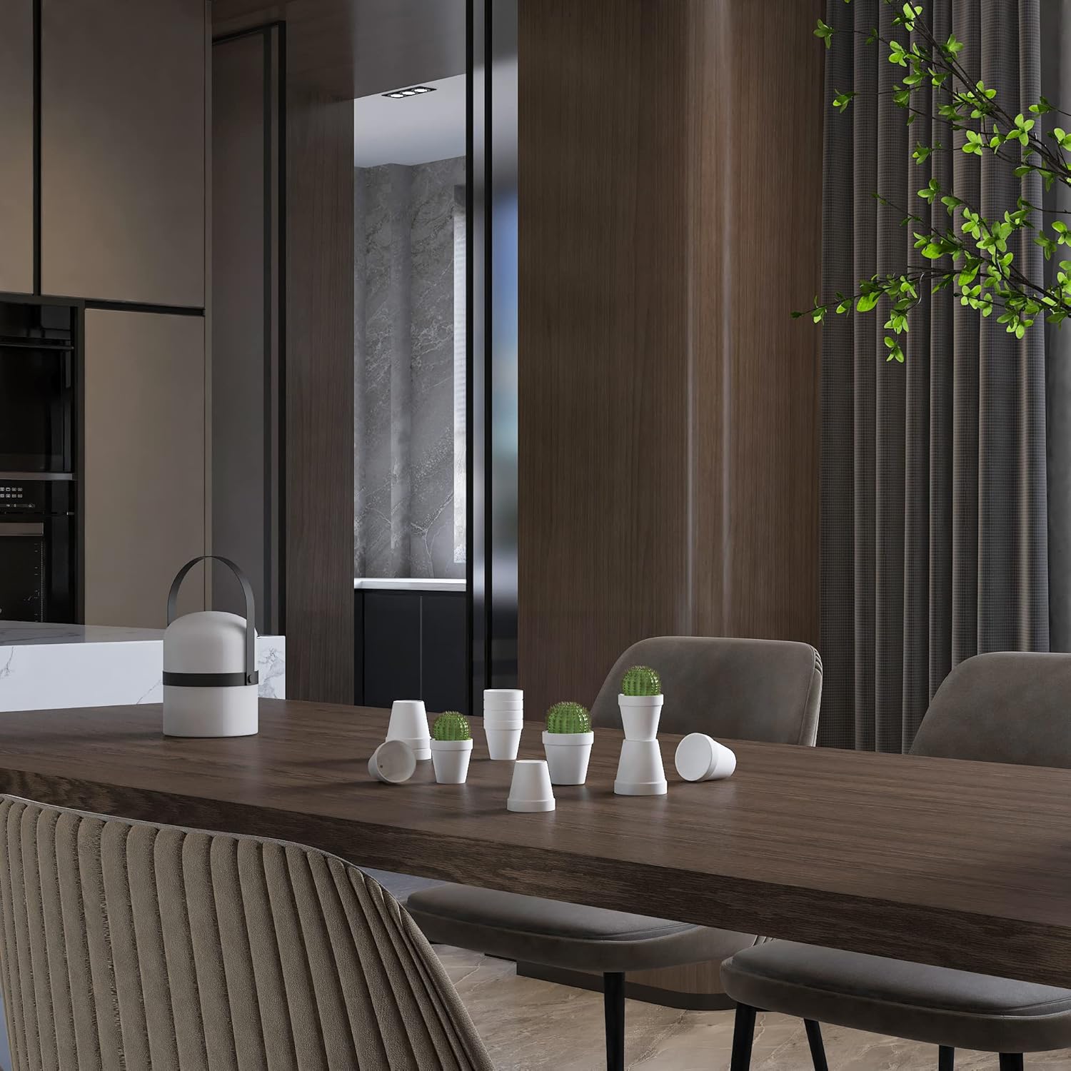 2 Inch White Terracotta Pots Pack of 72 - Mini Clay Pot with Drainage Hole for Tiny Cactus Herb lithop, Small Succulent Planter Nursery Plant Pot for Windowsill, Cactus Plant, Crafts, Wedding Favors