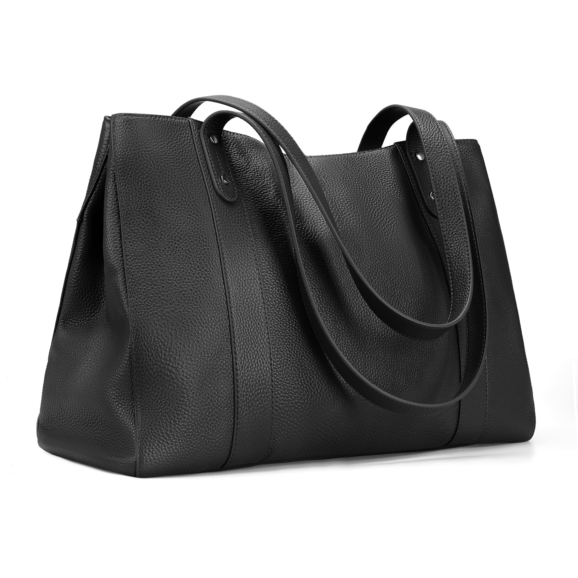 befen Genuine Leather Laptop Tote Bag for Women