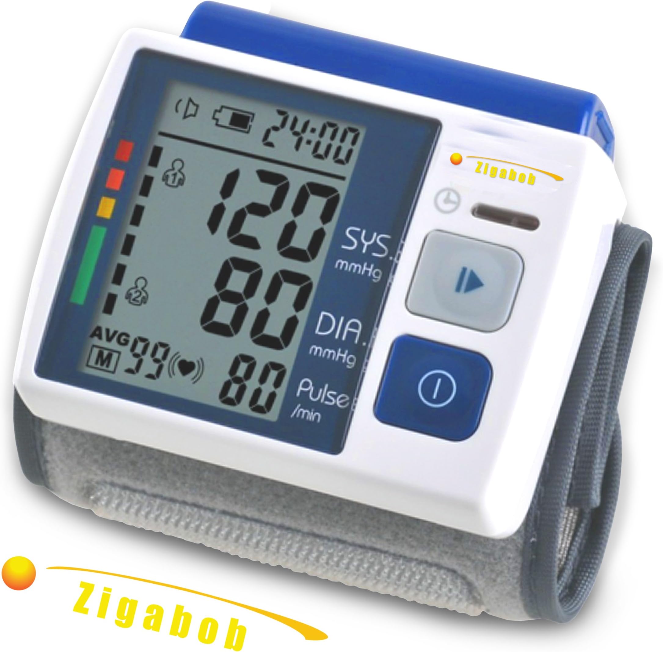 Wrist Blood Pressure Monitor - Easy to read, accurate & reliable - Fully Automatic & Innovative wrist band design - Keep track of your health anywhere with this comfortable & discrete, premium digital blood pressure monitor - Guaranteed Accuracy!!
