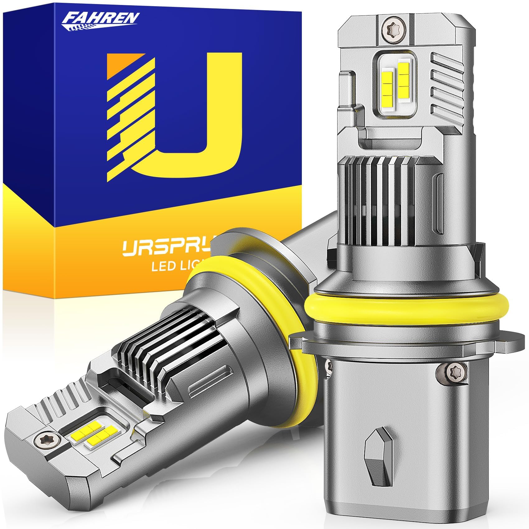 FAHREN 2026 H11 H9 H8 LED Headlight Bulbs, 1000% Super Brightness H11 LED Bulbs, 1:1 Mini Size Plug and Play, 6500K Cool White Halogen Replacement, Pack of 2 — view 10
