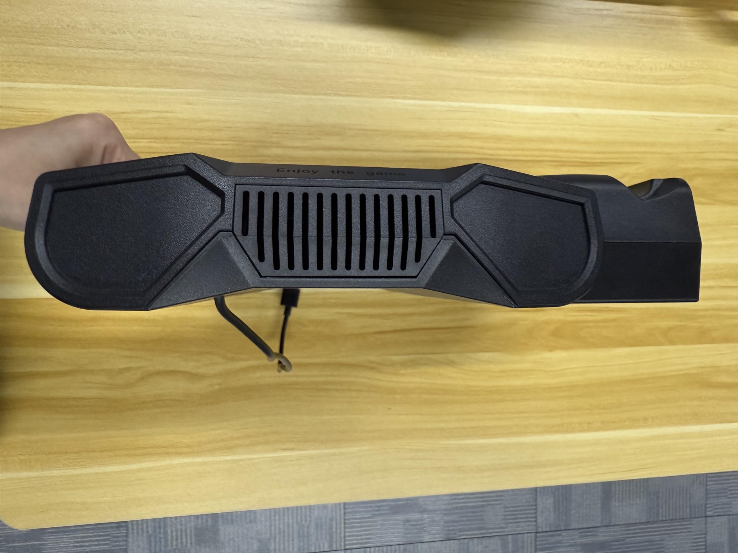 ZRZLMVP Stacja ładująca do konsoli PlayStation 5 / Slim/Pro do konsoli Disc/Digital, PlayStation akcesoria wraz z oświetleniem RGB, stacja ładująca kontroler, 3 koncentratory USB, czarna