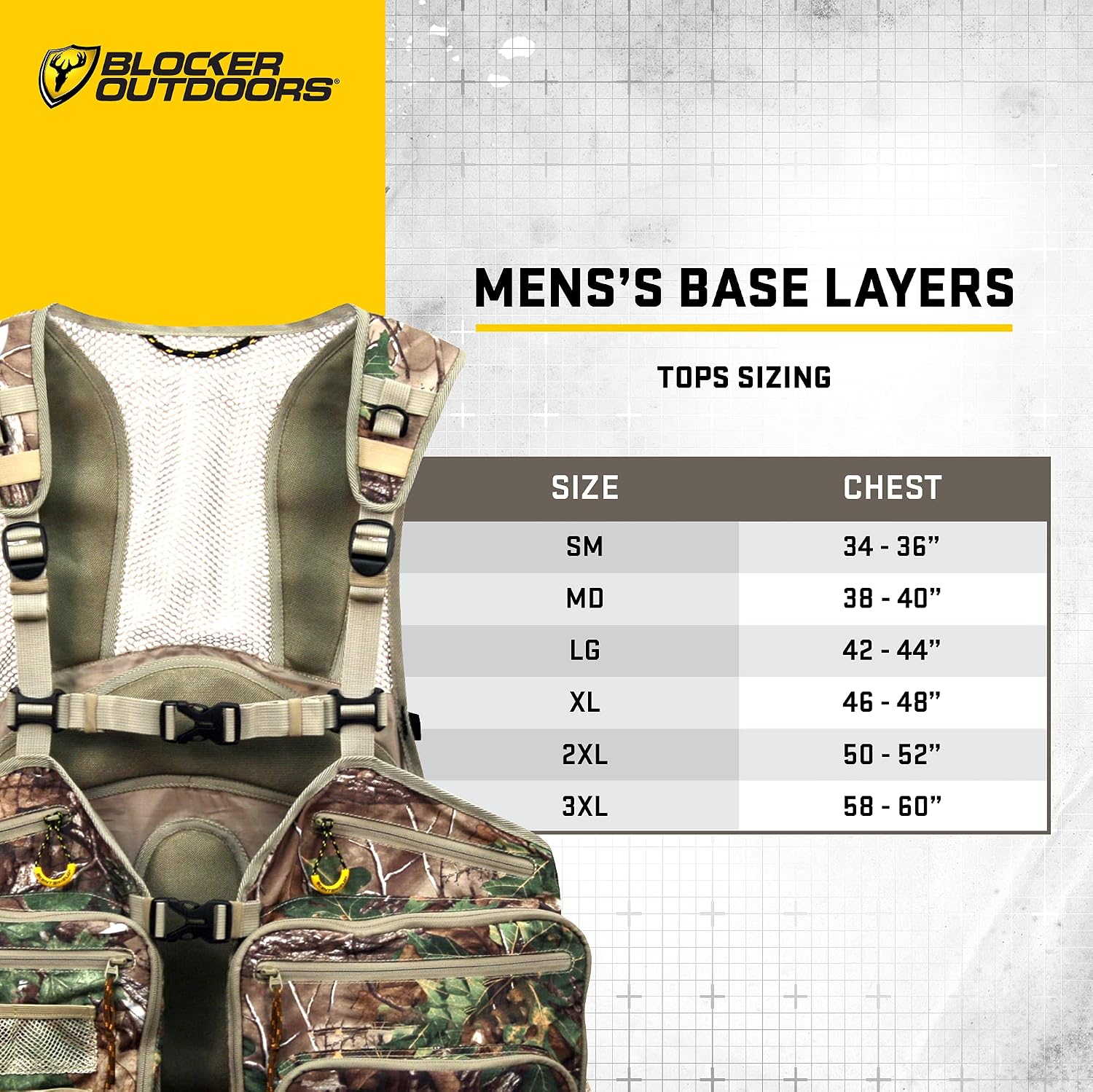 SCENTBLOCKER Scent Blocker Shield Series Finisher Pro Turkey Vest, Hunting Clothes for Men