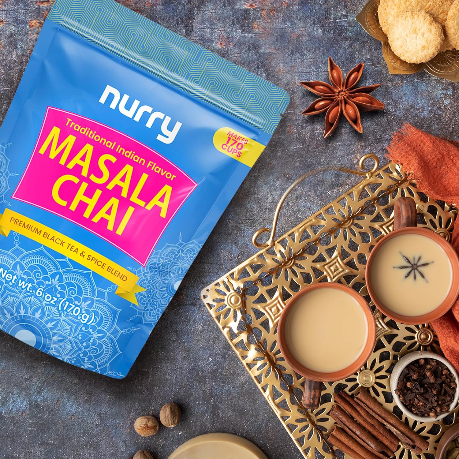 Traditional Masala Chai – Makes 170 Cups – 6 oz Premium Natural Indian Spice Blend – Cardamom, Cinnamon, Ginger & Cloves - Image 7