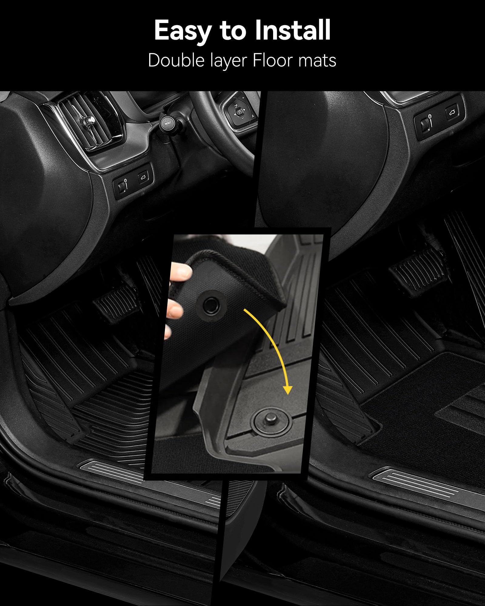 3W Dywaniki samochodowe do Volvo XC60 2018-2026