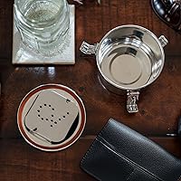 Vista 3 de CVAULT Recipiente grande de almacenamiento de 2 oz Hermético y resistente a la luz Acero inoxidable de grado alimenticio Incluye paquete de 8