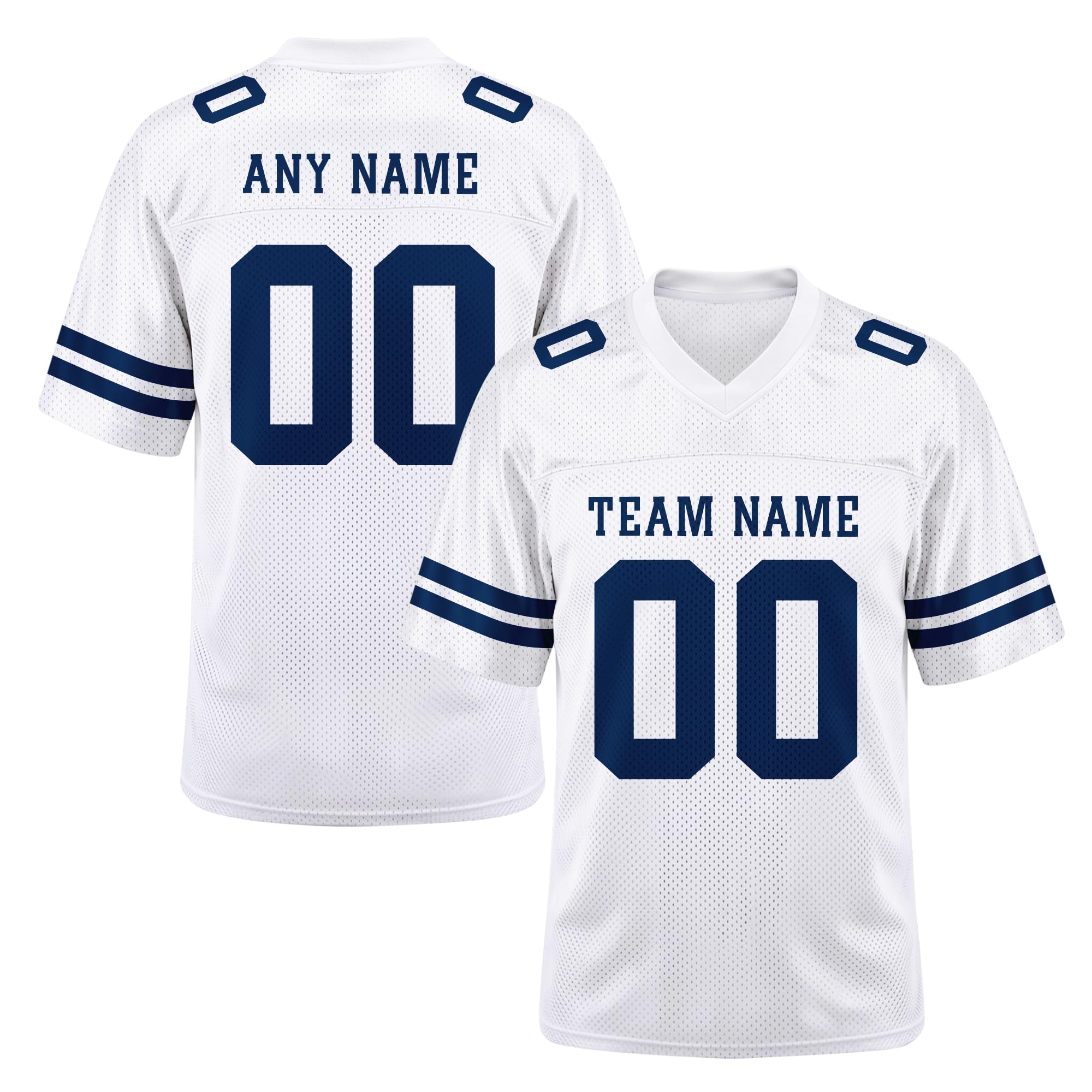 Custom Football Jersey Personalized Team Name Number Customized Football Shirts for Men Youth Women Practice Jerseys