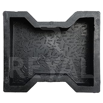 Reyal I-Shape Paver Block Mould 60mm (Black) | DIY Paver Mould | For Outdoor Garden Road Paving Tiles