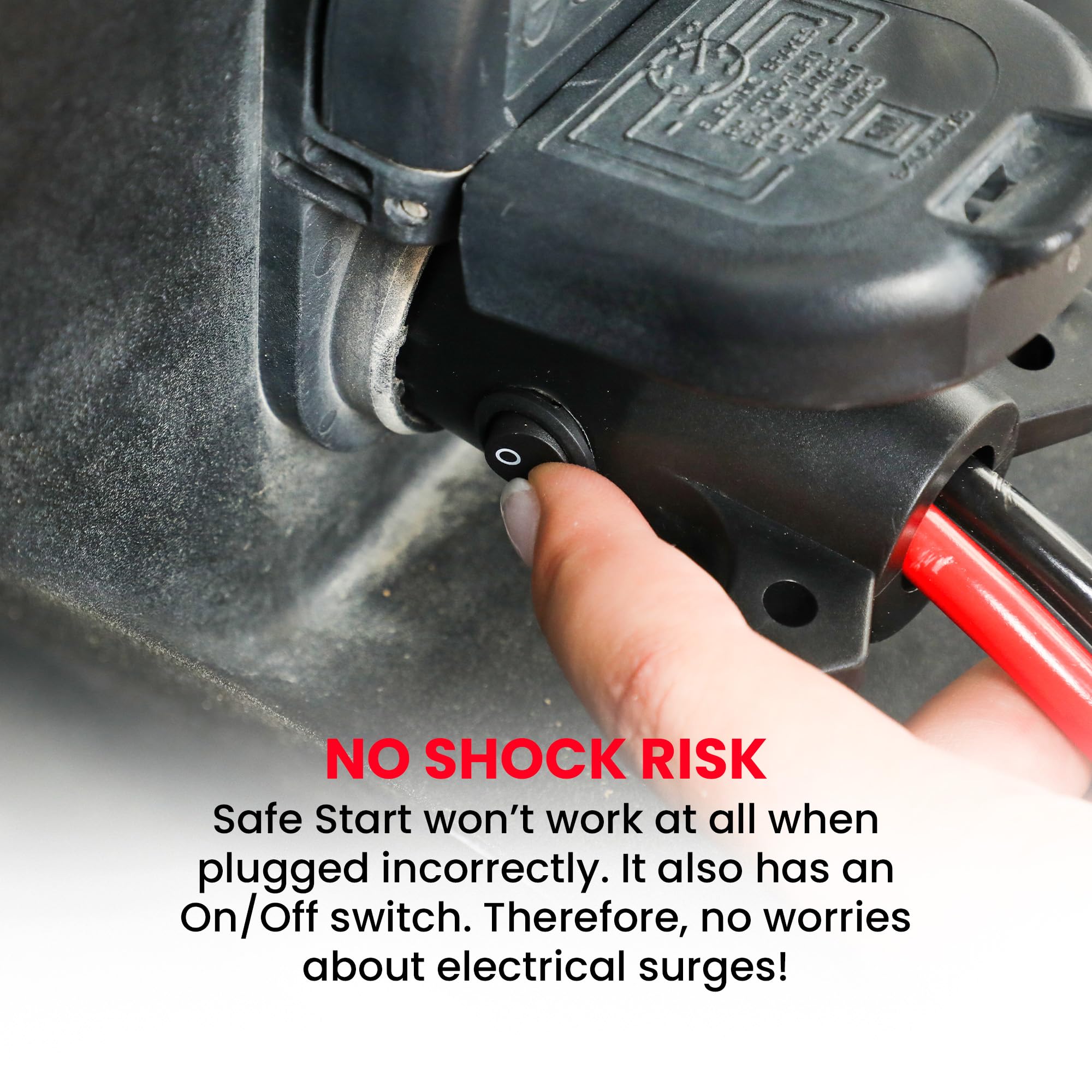 Safe Start Cavo di avviamento | Cavi di avviamento per camion, SUV, auto di salvataggio auto | Connessione rapida, luci integrate, portatile, prioritaria alla sicurezza | Filo calibro 6, 3,5 m.