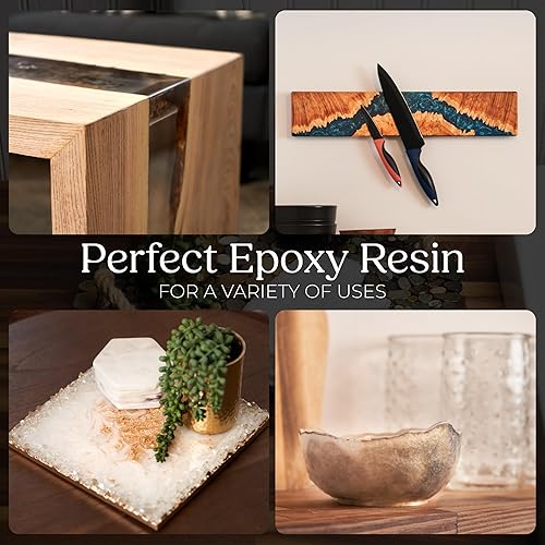 Miniatura 4 de Cubierta transparente de resina epoxy para mesa de bar kit de 1 galón