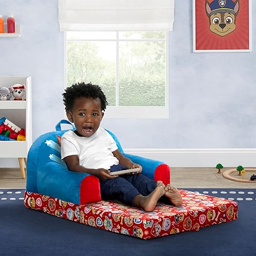 Miniatura 4 de Delta Children - Silla plegable para niños Paw Patrol Cozee Buddy - Certificado Greenguard Gold, azul