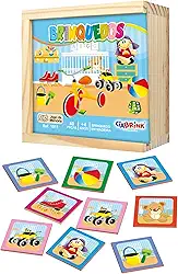 Ciabrink 1011, Memória Brinquedos 40 Peças em Madeira