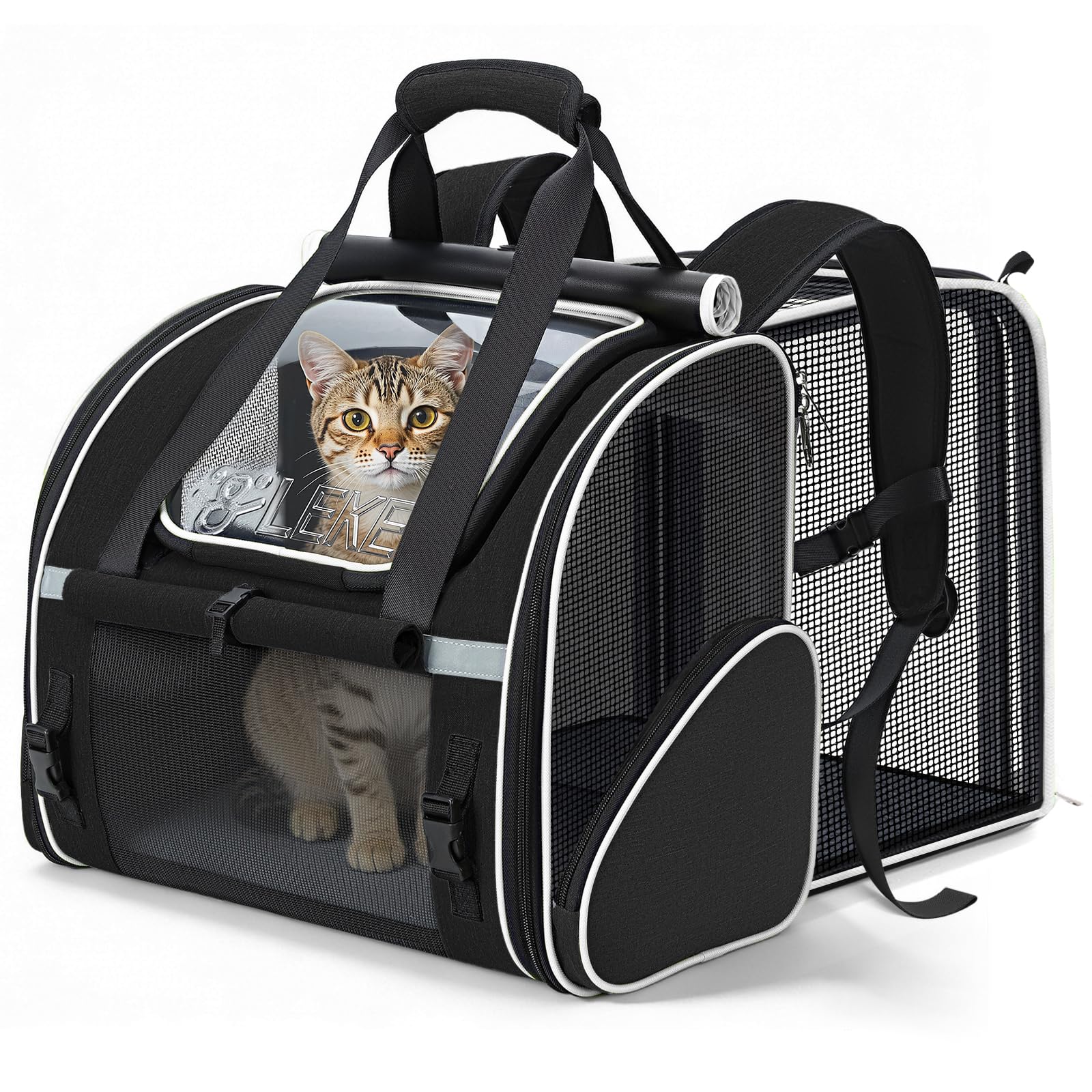 Photo 1 of Lekereise Expandable Pet Carrier Backpack