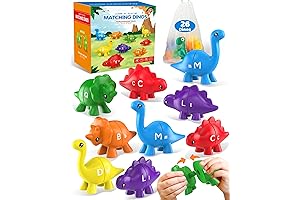 26PCS Dinosaur ABC Learning Toys for Toddlers: Montessori's Educational Magic