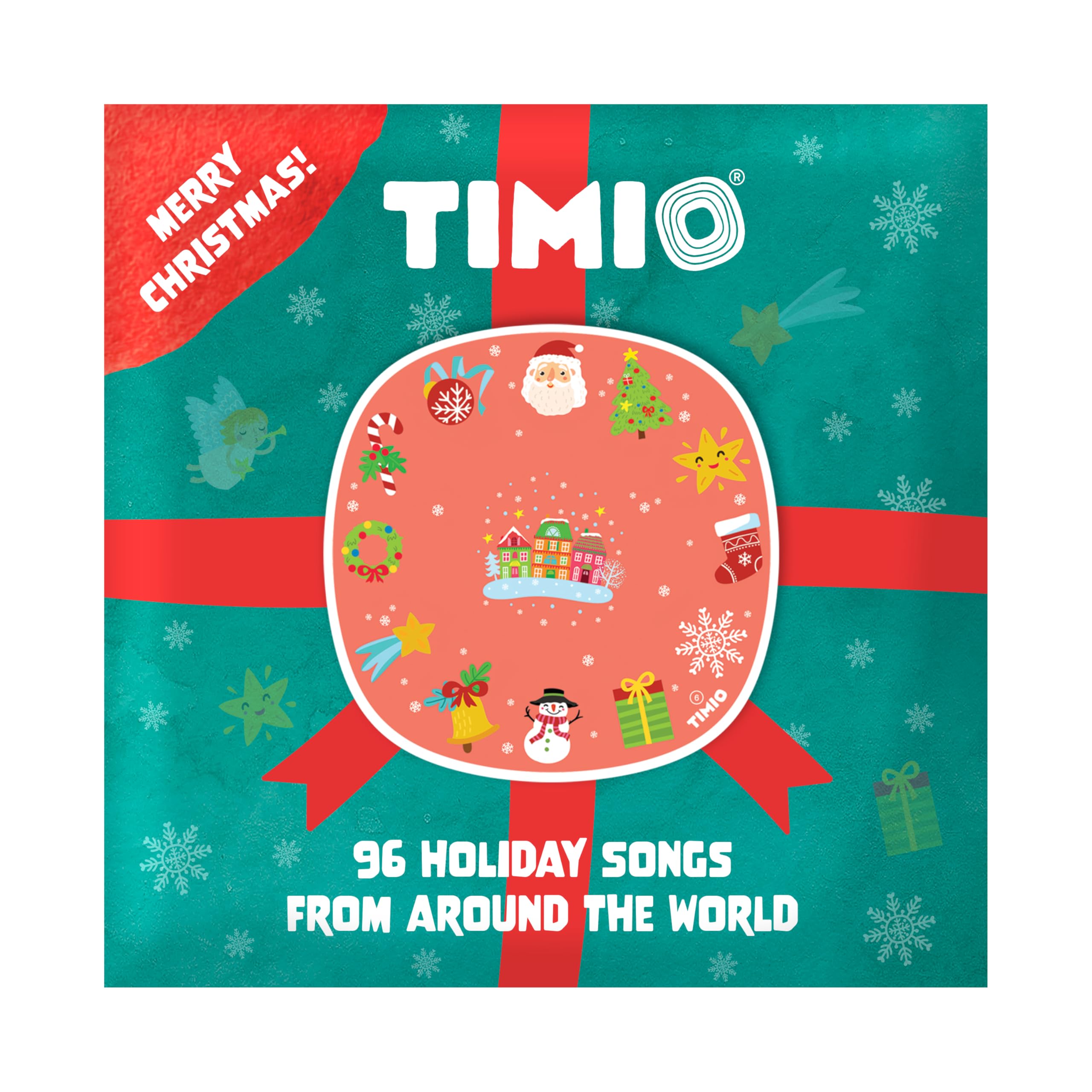 TIMIO Christmas Songs Disc for TIMIO Audio and Music Player | 96 International Holiday Songs from around the World | Christmas Xmas Music & Carols — image 1