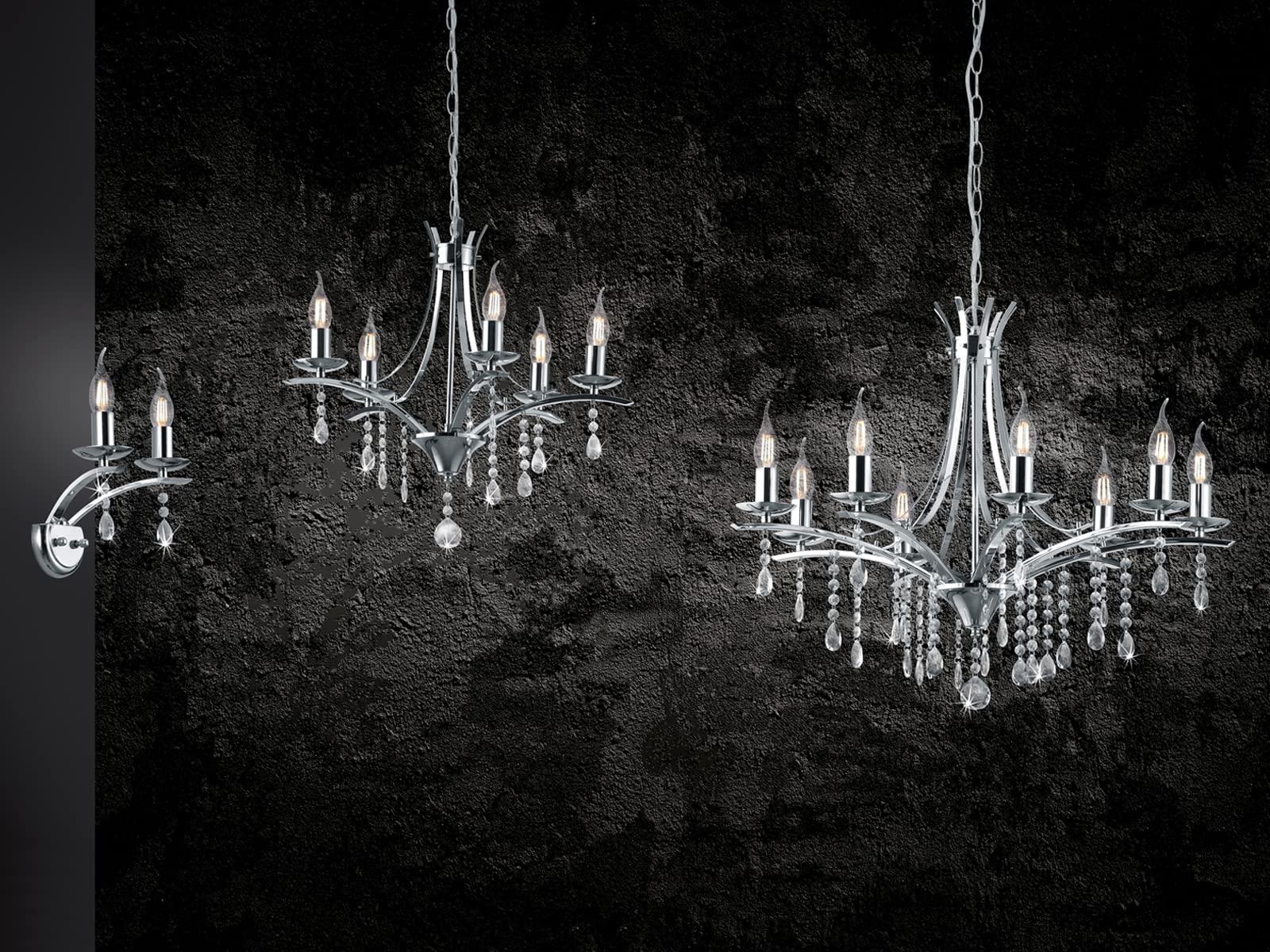 Chandelier TRIO LUCERNA,excl. 5 x E14