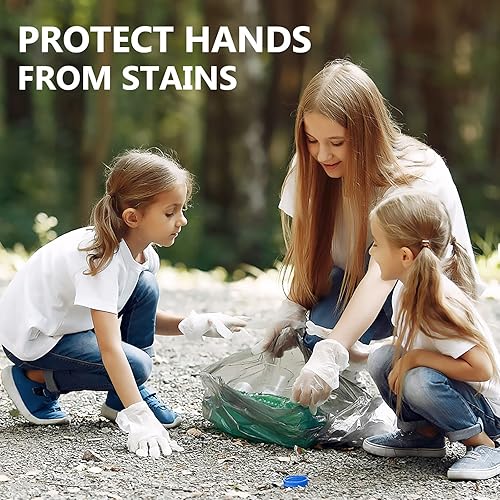 Miniatura 5 de squish Guantes desechables, guantes de vinilo transparente, sin látex, sin polvo, guantes de limpieza, guantes de salud para cocina, manipulación de